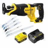 Stanley Fatmax 18V Cordless Reciprocating Saw With 4Ah Battery and Charger