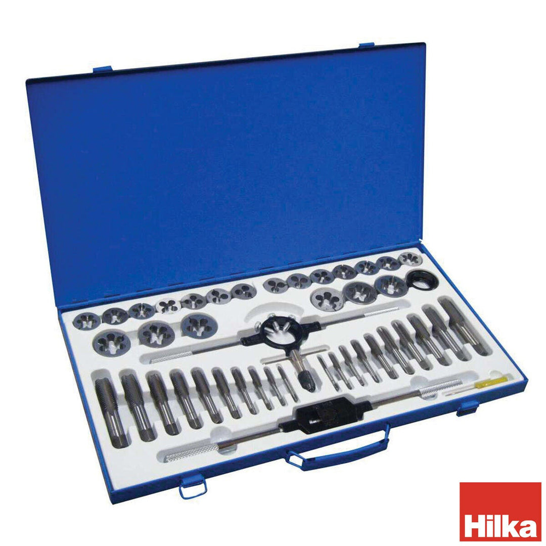 Hilka 45 Piece Tungsten Steel Tap &amp; Die Set