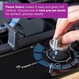 Bosch Series 6 PPM9A6I40, Tempered Glass 90cm Gas Hob in Black
