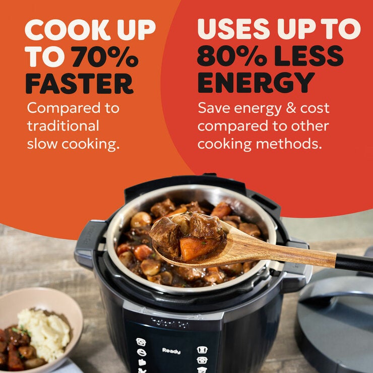 Instant Pot PRO 5.7L 10-in-1 Multicooker in Caviar Grey