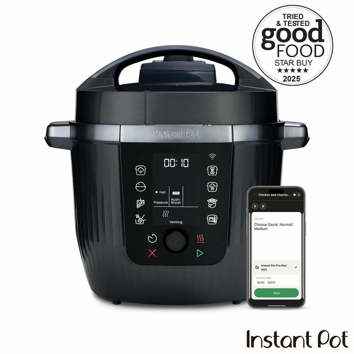 Instant Pot PRO 5.7L 10-in-1 Multicooker in Caviar Grey