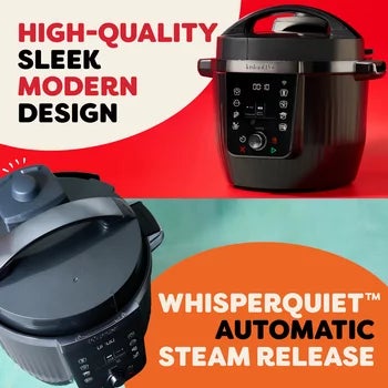 Instant Pot PRO 5.7L 10-in-1 Multicooker in Caviar Grey