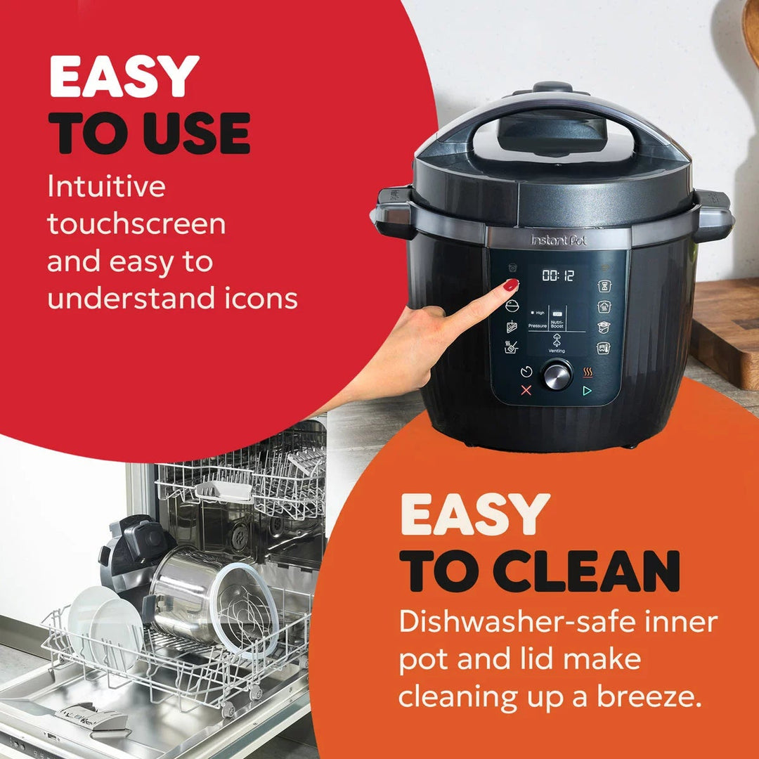 Instant Pot PRO 5.7L 10-in-1 Multicooker in Caviar Grey