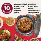 Instant Pot PRO 5.7L 10-in-1 Multicooker in Coconut White