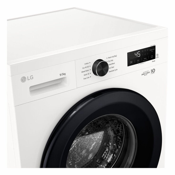 LG Series 2, W4X1095NWK 9/5kg Washer Dryer, E Rated in White