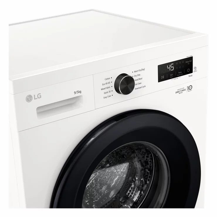 LG Series 2, W4X1095NWK 9/5kg Washer Dryer, E Rated in White