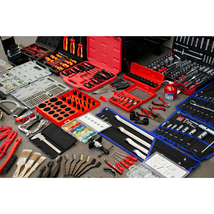 Hilka 1730 Piece Mechanics Tool Kit with Heavy Duty 15-Drawer Tool Chest