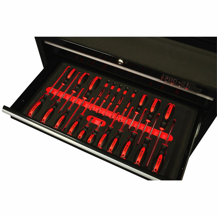 Hilka 186 Piece EVA Kit in HD Pro+ 15-Drawer Chest and Trolley