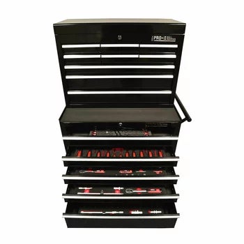Hilka 186 Piece EVA Kit in HD Pro+ 15-Drawer Chest and Trolley