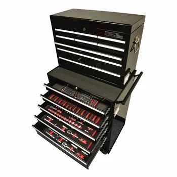 Hilka 186 Piece EVA Kit in HD Pro+ 15-Drawer Chest and Trolley