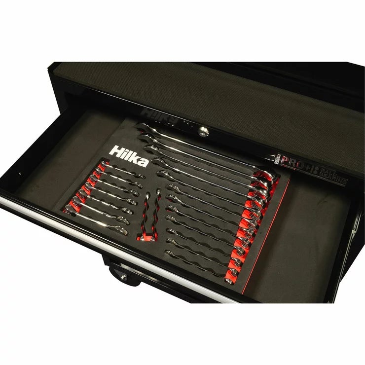 Hilka 186 Piece EVA Kit in HD Pro+ 15-Drawer Chest and Trolley