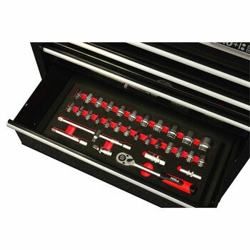 Hilka 186 Piece EVA Kit in HD Pro+ 15-Drawer Chest and Trolley