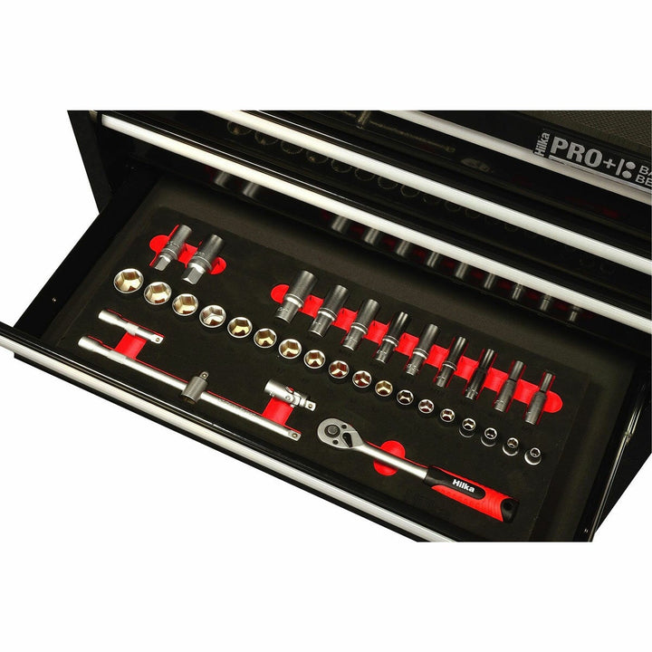 Hilka 186 Piece EVA Kit in HD Pro+ 15-Drawer Chest and Trolley