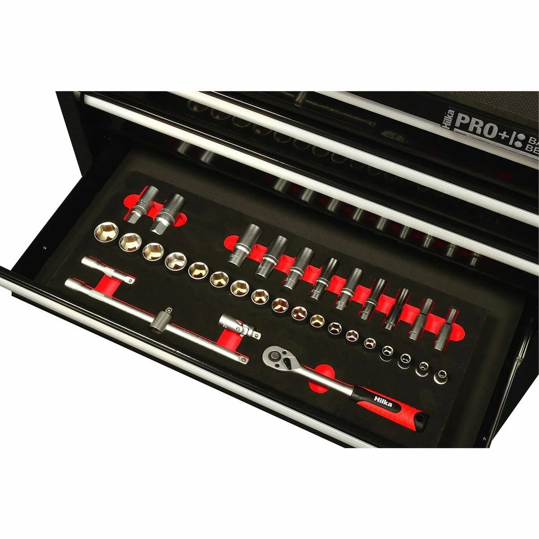 Hilka 186 Piece EVA Kit in HD Pro+ 15-Drawer Chest and Trolley