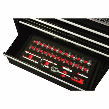 Hilka 186 Piece EVA Kit in HD Pro+ 15-Drawer Chest and Trolley