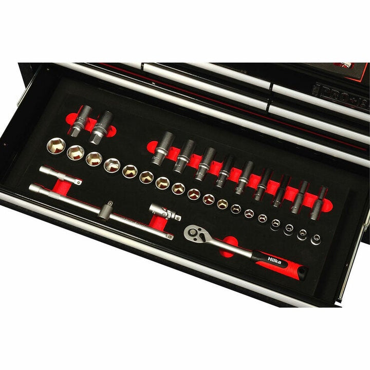 Hilka 156 Piece EVA Kit in HD Pro+ 9-Drawer Chest