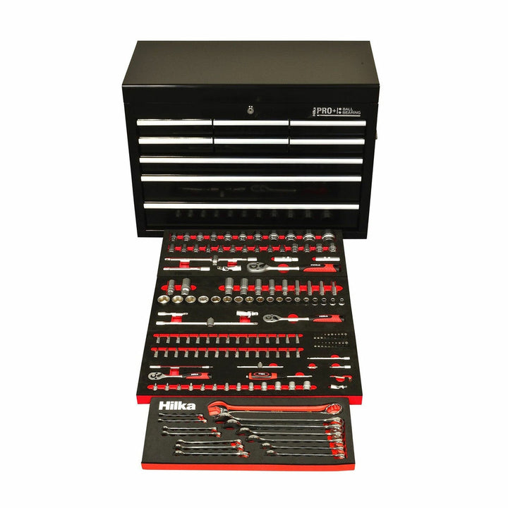 Hilka 156 Piece EVA Kit in HD Pro+ 9-Drawer Chest