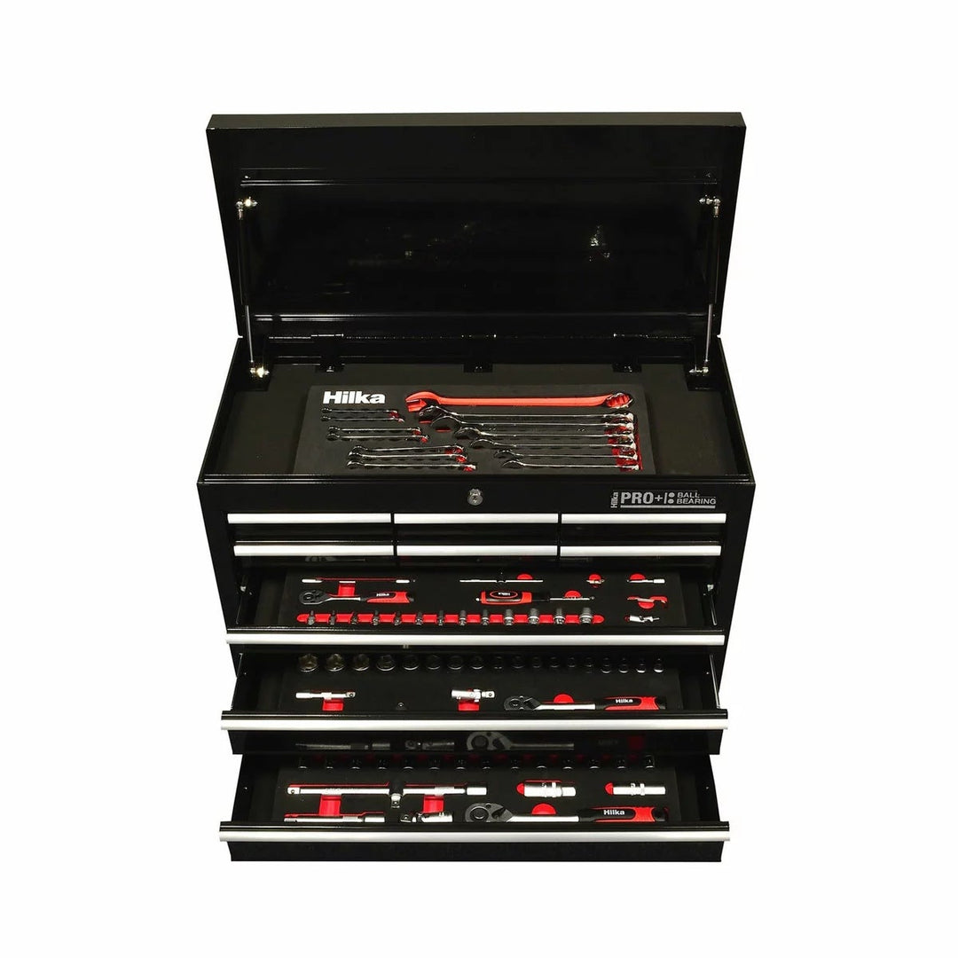 Hilka 156 Piece EVA Kit in HD Pro+ 9-Drawer Chest