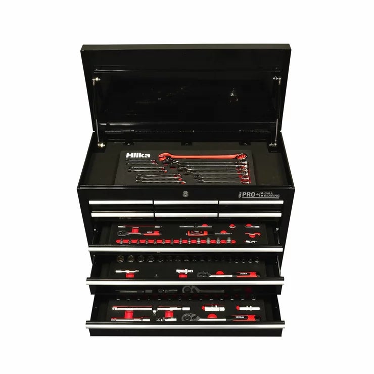 Hilka 156 Piece EVA Kit in HD Pro+ 9-Drawer Chest
