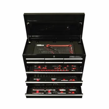 Hilka 156 Piece EVA Kit in HD Pro+ 9-Drawer Chest