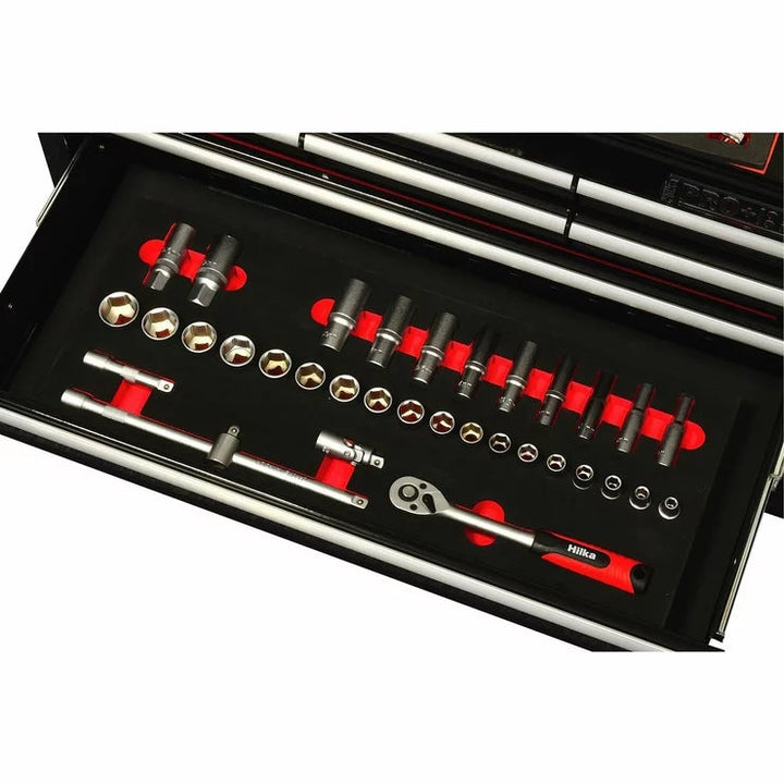 Hilka 156 Piece EVA Kit in HD Pro+ 9-Drawer Chest