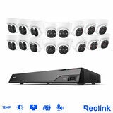 Reolink 12MP (4K+) UHD NVR PoE 16 x Channel / 16 x Turret Cameras with 4TB HDD