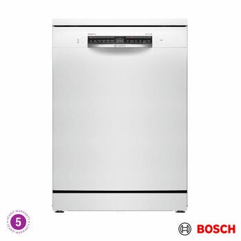 Bosch SMS4EMW06G Series 4, Freestanding 14 Place Setting Dishwasher, B Rated in White
