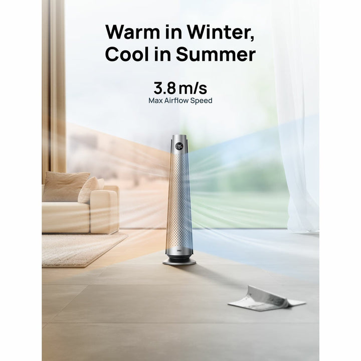 DREO DR-HSH008 718 Tower Heater in Silver