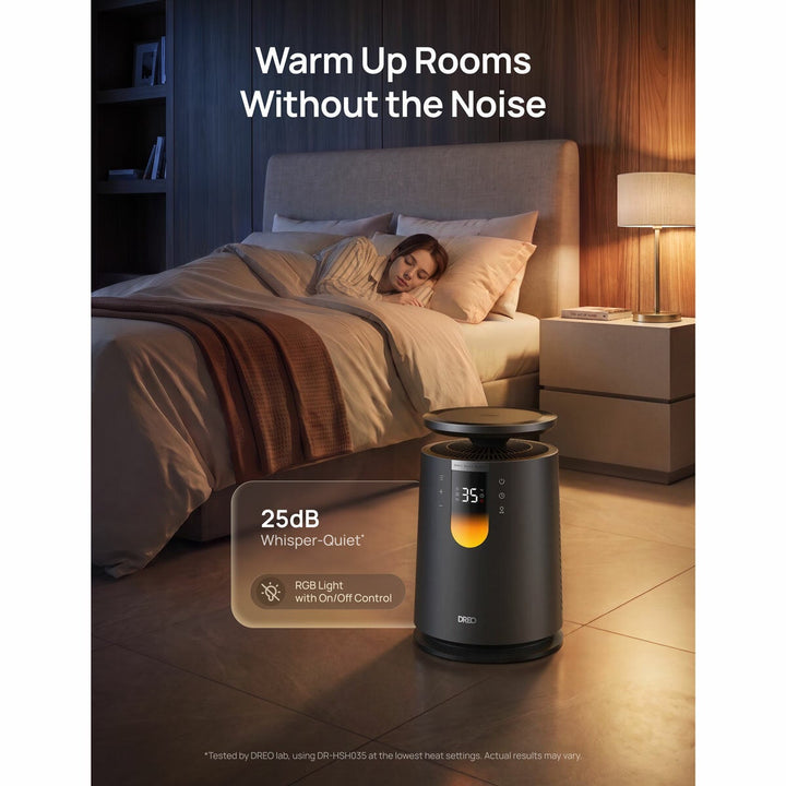 DREO DR-HSH035 Whole Room Heater 725 in Black