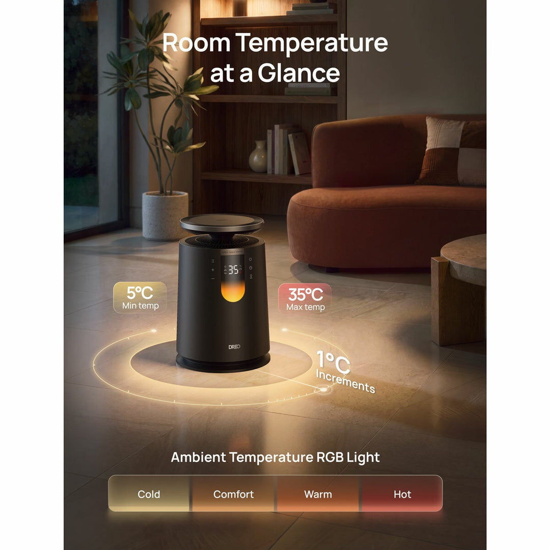 DREO DR-HSH035 Whole Room Heater 725 in Black