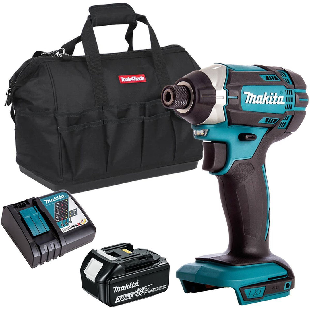 Makita DTD152Z 18V Impact Driver with 1 x 3.0Ah Battery &amp; Charger &amp; Bag