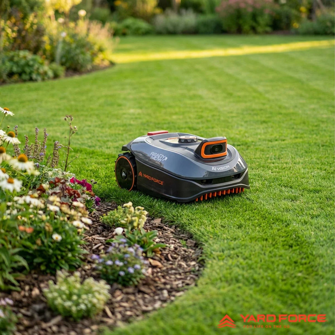 Yard Force Ivision I600 Robotic Lawnmower + Charging Station (600m² cutting area)