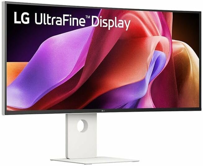 LG 40U990A-W 40" IPS Curved Ultrawide Height Adjustable Speakers Monitor