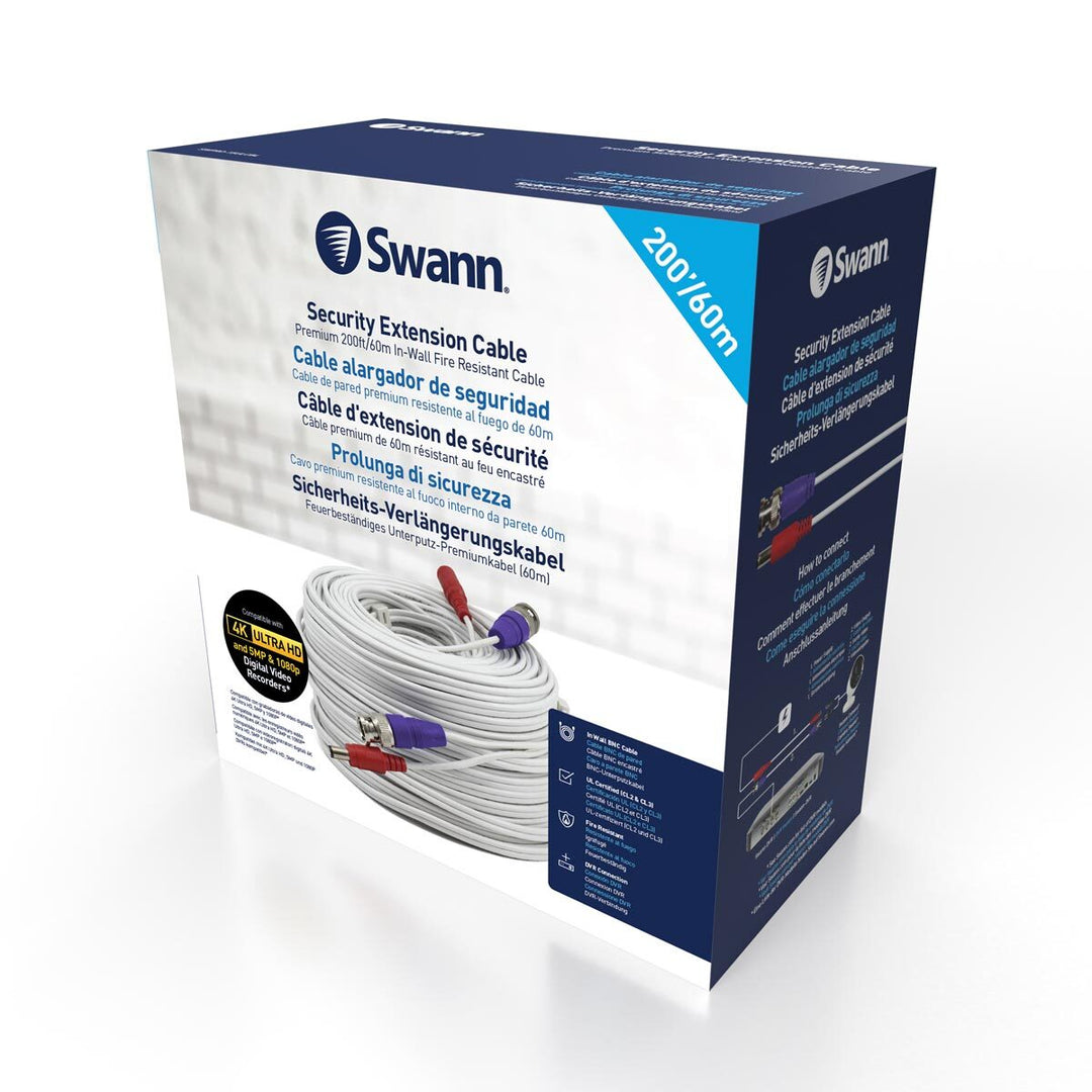 Swann 200ft (60m) BNC CCTV Extension Cable, SWPRO-60ULCBL