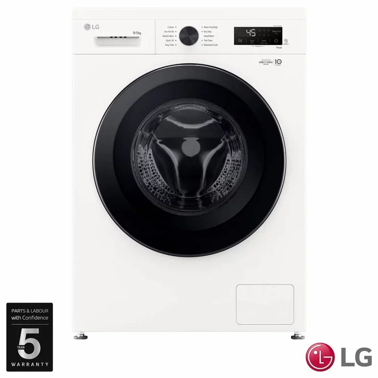 LG Series 2, W4X1095NWK 9/5kg Washer Dryer, E Rated in White