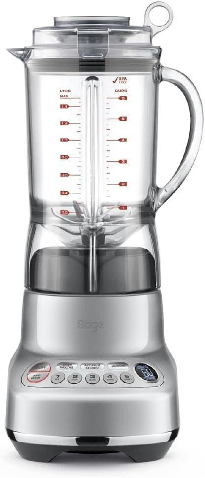 Sage - The Fresh & Furious - Blender for Smoothies and Ice Crushing, Silver