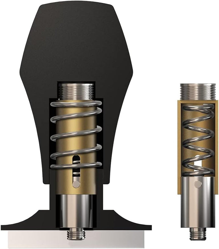 Normcore 45.5mm Coffee Tamper - Spring-Loaded Tamper – Barista Tools - Espresso Tamper with Mat Fits Flair Pro and Pro 2 – Flat Base…