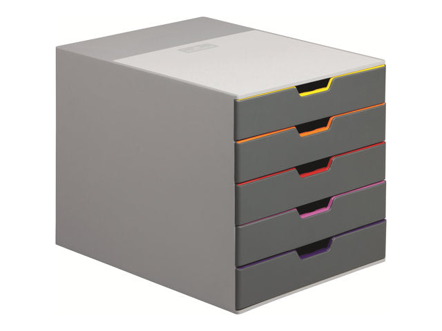 TieDex UK DURABLE VARICOLOR 5 - drawer cabinet - for Letter, A4, C4, Folio