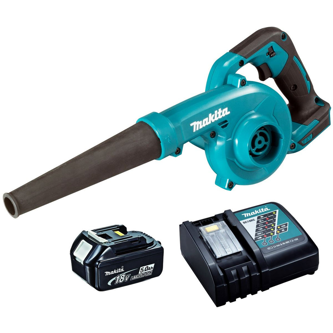 Makita DUB185Z 18V LXT Cordless Blower With 1 x 5.0Ah Battery &amp; Charger