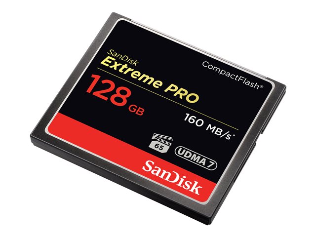 TieDex UK SanDisk Extreme Pro - flash memory card - 128 GB - CompactFlash