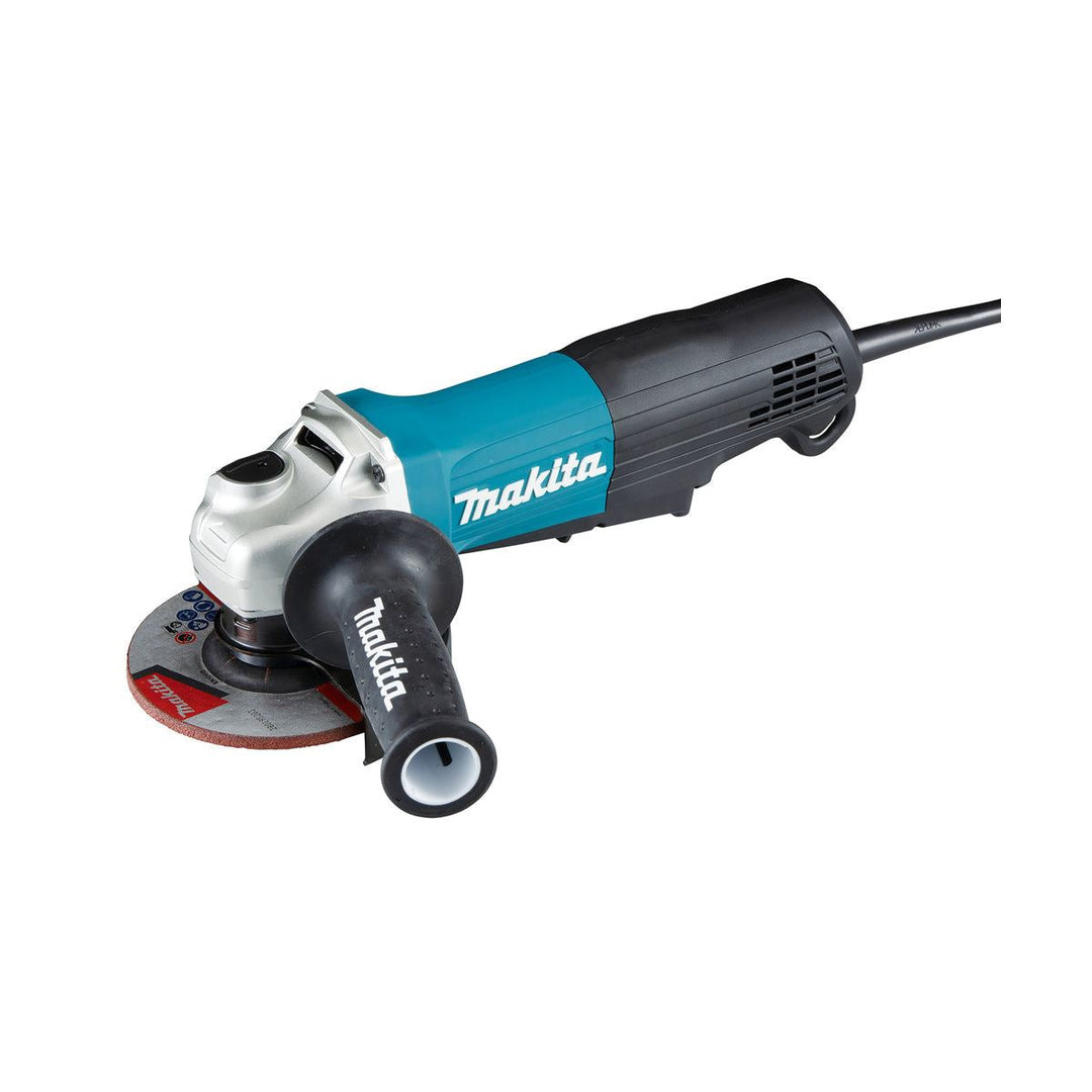 Makita GA5050R/2 125mm Corded Angle Grinder 240V Heavy-Duty Grinder for Precision Cutting &amp; Grinding