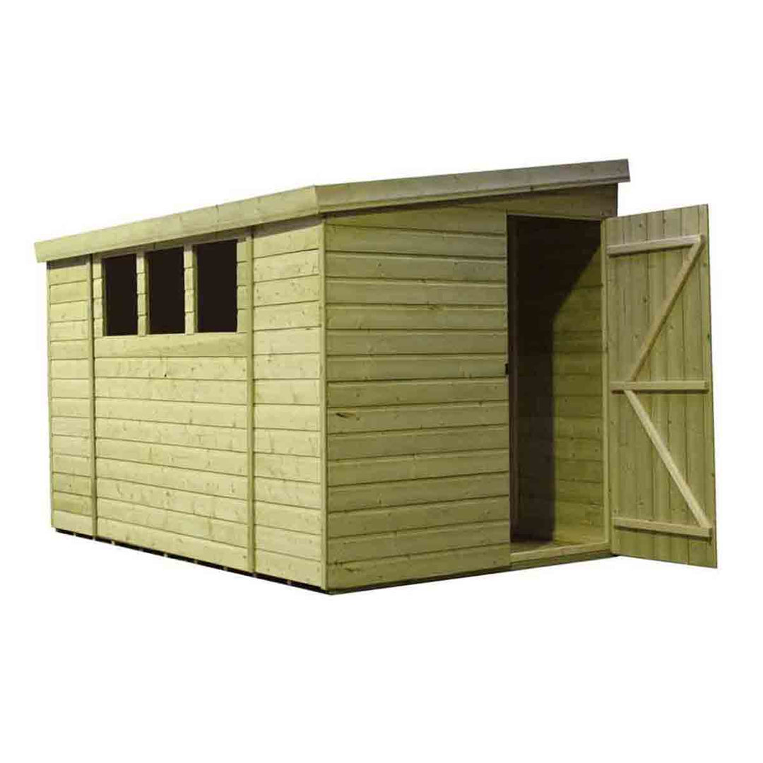 Empire 3000 Pent 10x5ft Wooden Garden Shed Door Right Side Panel