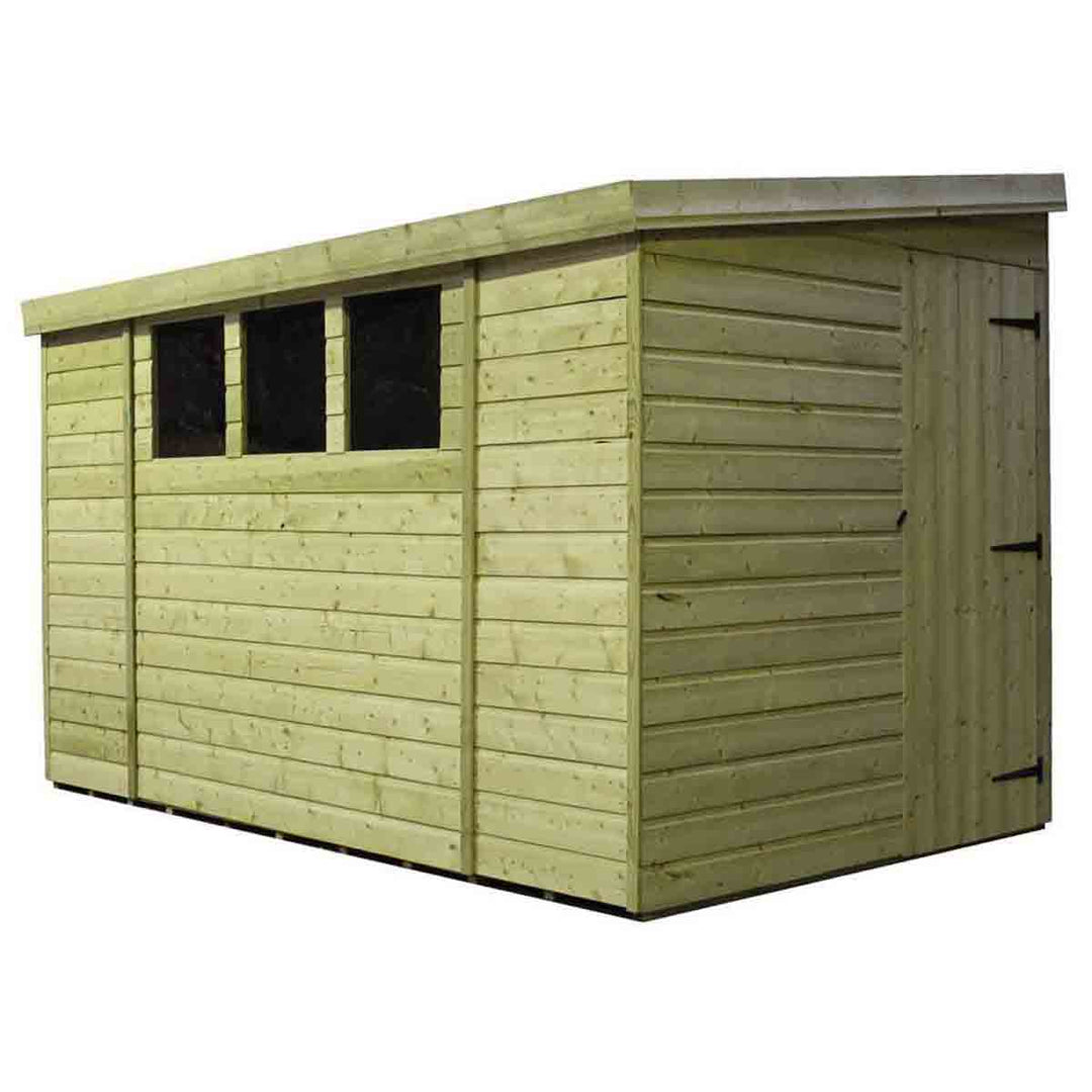 Empire 3000 Pent 10x5ft Wooden Garden Shed Door Right Side Panel
