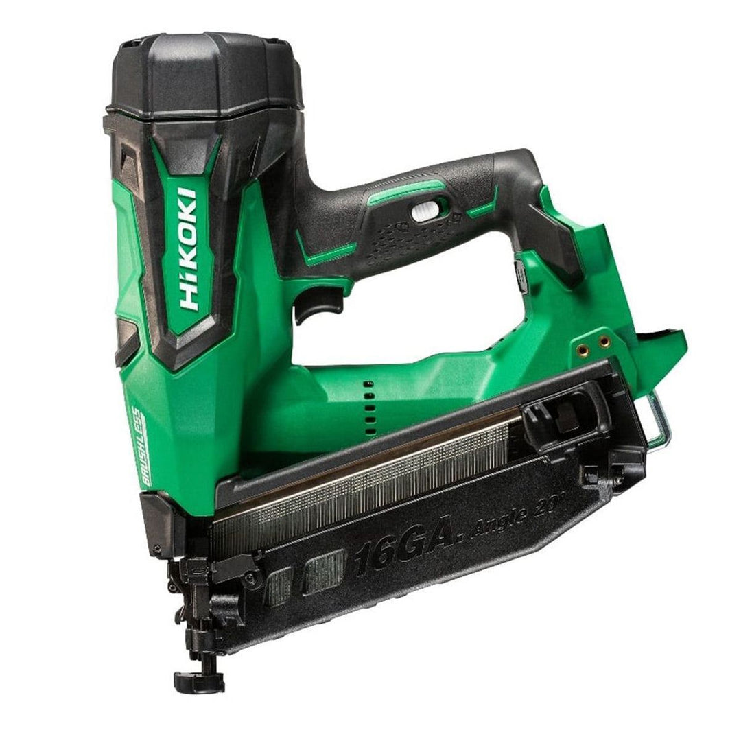 Hikoki NT1865DMBJ4Z 18V Brushless 16G Second Fix Angled Finish Nailer Body Only