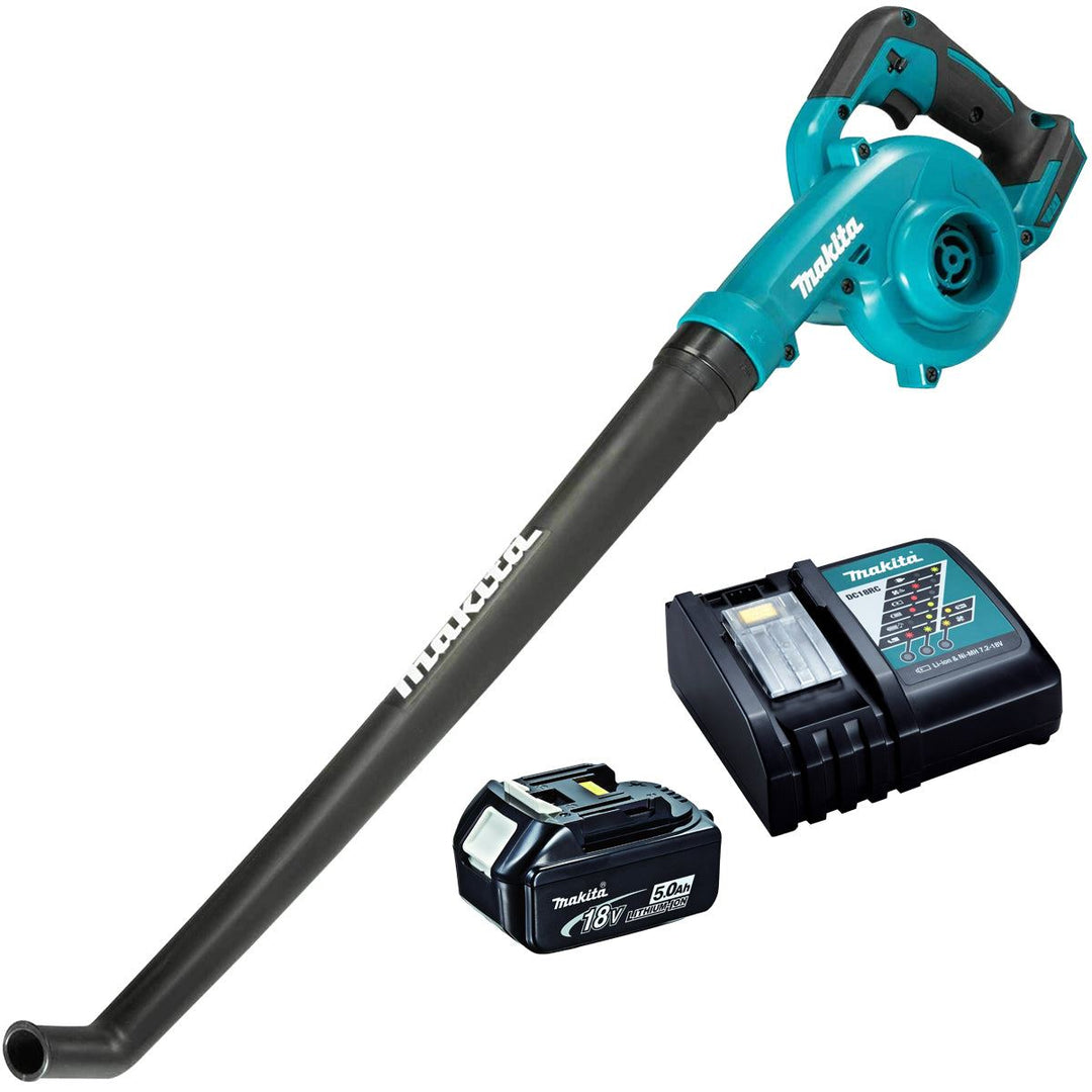 Makita DUB186RT 18V LXT Cordless Blower With 1 x 5.0Ah Battery &amp; Charger