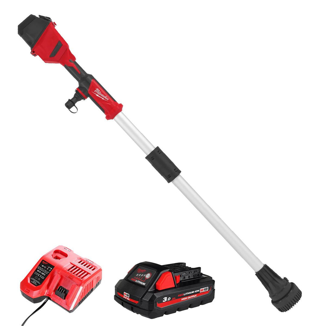 Milwaukee M18BLSWP-0 18V Hydropass Brushless Stick Water Pump with 1 x 3.0Ah Battery & Charger