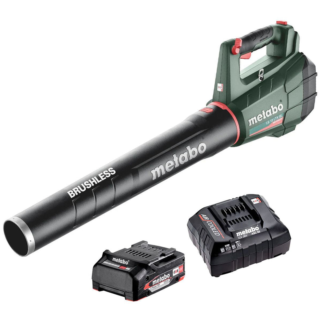 Metabo LB 18 LTX BL 18V Brushless Leaf Blower with 1 x 2.0Ah Battery &amp; Charger