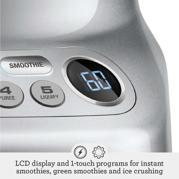 Sage - The Fresh & Furious - Blender for Smoothies and Ice Crushing, Silver