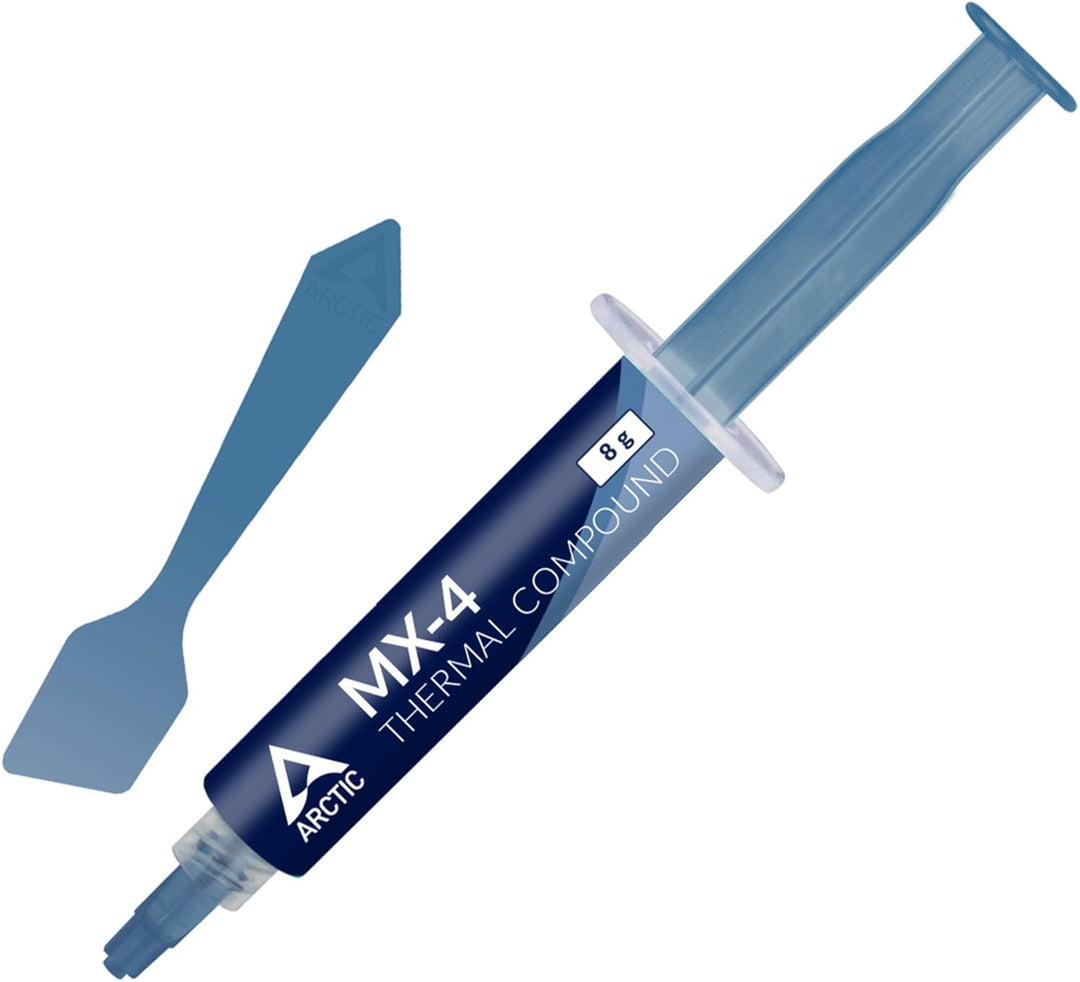 ARCTIC MX-4 (incl. Spatula, 8 g) - Premium Performance Thermal Paste for all processors (CPU, GPU - PC, PS4, XBOX), very high thermal conductivity, long durability, safe application, non-conductive