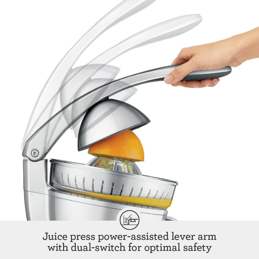 Sage - The Citrus Press - Quiet Automatic Juicer, Silver